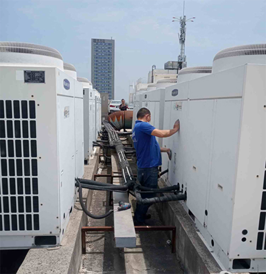 八步中央空调制热和不制冷系统维修方法